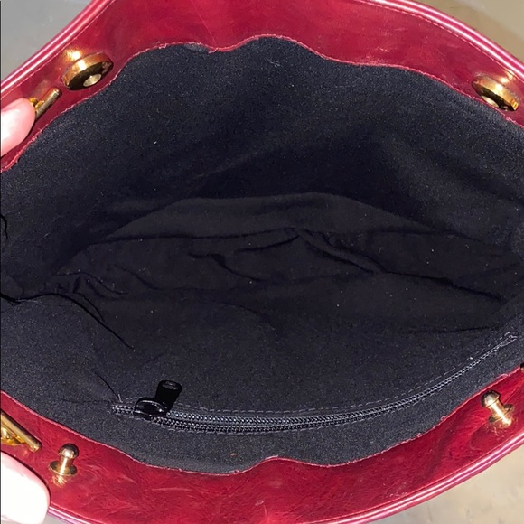 Vintage Bordeaux Chanel Shoulder Bag - Picture 5 of 8